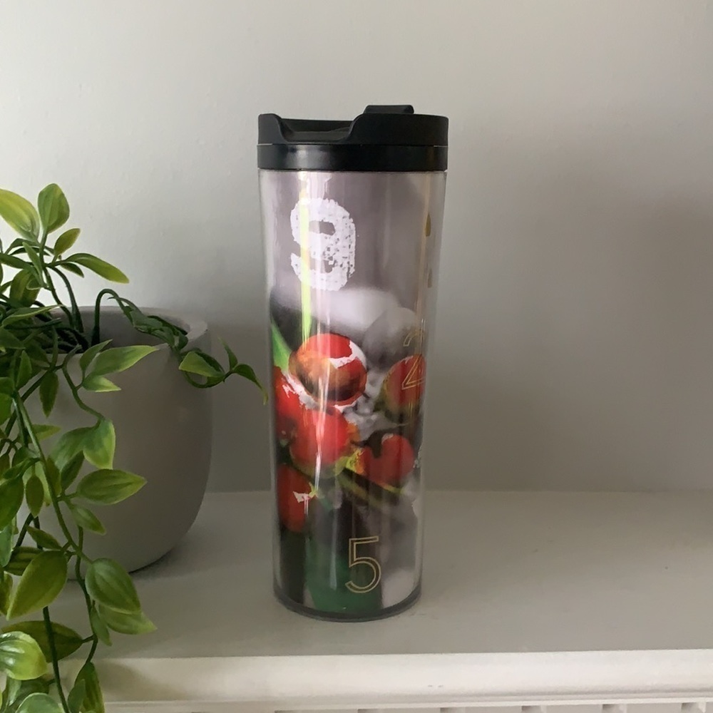 Starbucks tumbler cup to go plastic Christmas‎